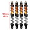 Aluminum 100mm Dual Stage Spring Shock Absorber Damper for 1/10 RC Crawler (4pcs)