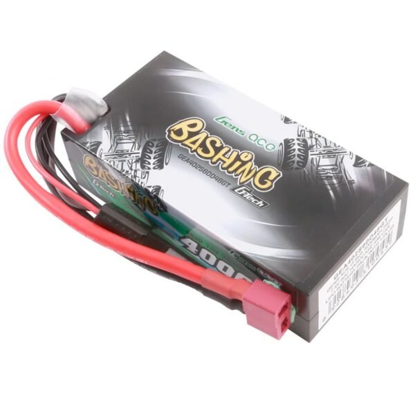 Gens ace G-Tech 4000mAh 2S2P 7.4V 60C HardCase 48# car Lipo Battery pack with T-plug - Image 4