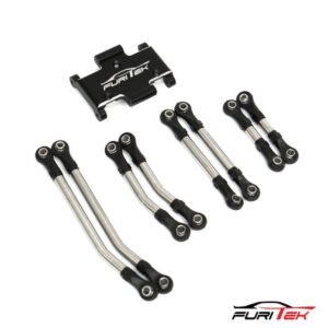 FURITEK STEEL HIGH CLEARANCE LINKS SETS WITH ALUMINIUM SKID PLATE FOR FURITEK FX118