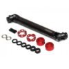Boom Racing BADASS™ Heavy Duty Steel Center Drive Shaft 101-131mm (Pin to Pin) 1Pc [Recon G6 Certified] for Axial SMT10™ Grave Digger Monster Jam Truck