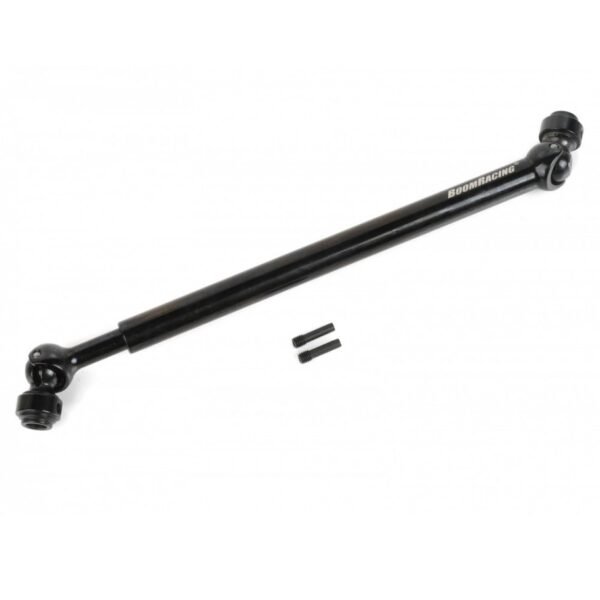 Boom Racing KUDU™ Heavy-Duty 158-183mm Steel CVD Center Drive Shaft (1) Black