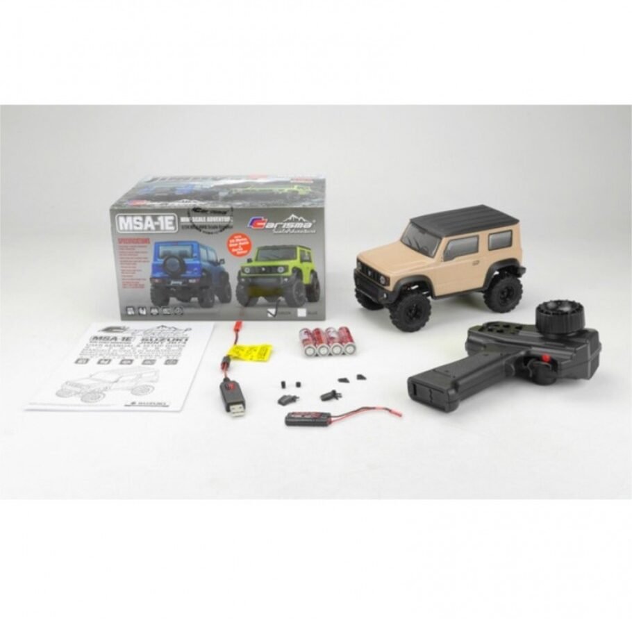 CARISMA MSA-1E 1/24 SUZUKI JIMNY JB74 SCALE CRAWLER, RTR, IVORY - Image 8