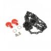 FASTRAX METAL HOOK & BLACK STEEL CHAIN SET 800MM