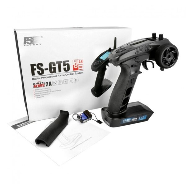 Flysky FS-GT5 6 channel AFHDS Radio Set with FS-BS6 Receiver - Image 2