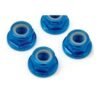 Fastrax M5 Blue Flanged Locknuts (4)