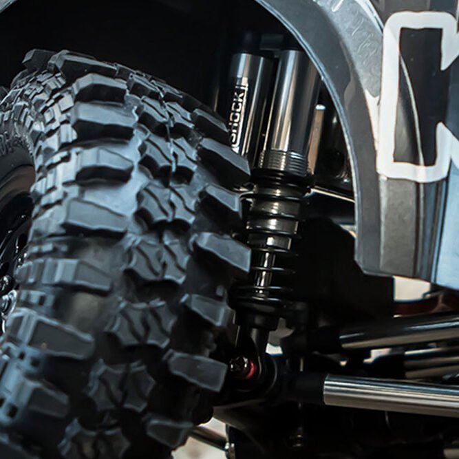 GMADE RSD PIGGYBACK SHOCK 100MM FOR 1/10 CRAWLER (Pr) - Image 2