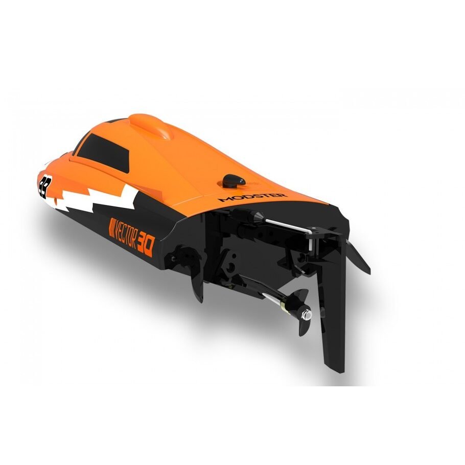 MODSTER Vector SR30 Rennboot Elektro Brushed 2S RTR orange - Image 5