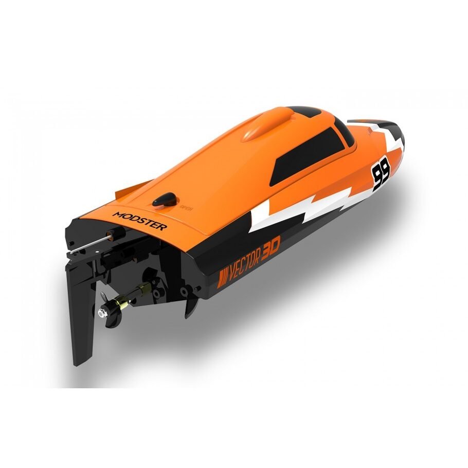 MODSTER Vector SR30 Rennboot Elektro Brushed 2S RTR orange - Image 6