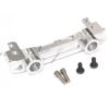 Boom Racing Aluminum Front Bumper Mount Silver for Axial SCX10 II