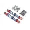 Team Raffee Co. Aluminum Double Spring Shocks 70mm (2) for Crawlers Red