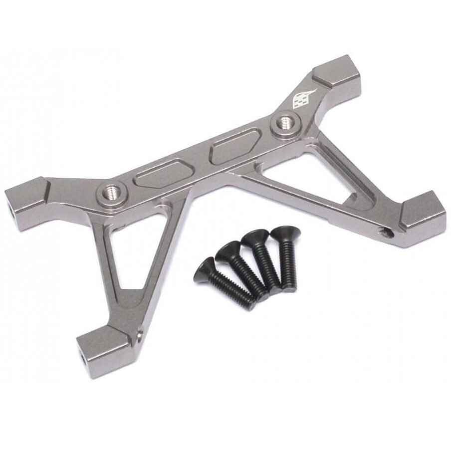 Boom Racing Aluminium Rear Frame Brace Gun Metal