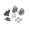 Boom Racing Aluminum AR44 Link Mounts for SCX10 II (2) Gun Metal for Axial SCX10 II