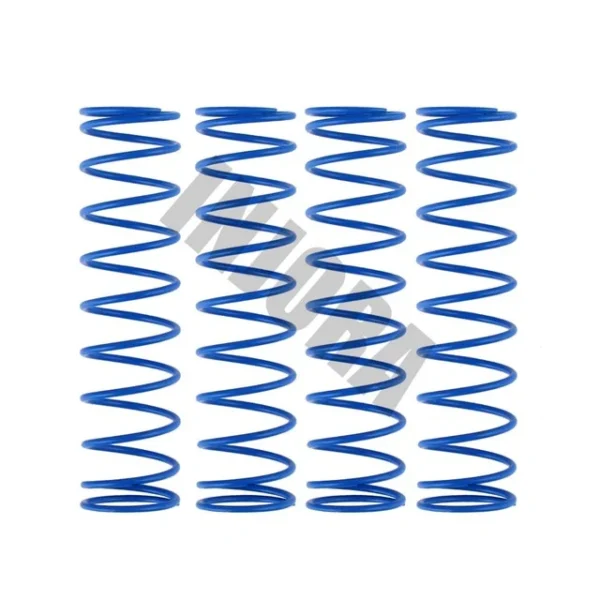 INJORA 4pcs 60*15mm Metal Shock Absorber Springs For 1/10 RC Crawler (Blue)