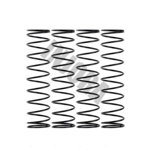 INJORA 4pcs 60*15mm Metal Shock Absorber Springs For 1/10 RC Crawler (Black)