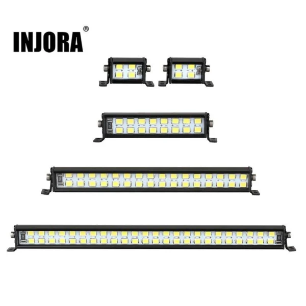 INJORA 102mm Bright LED Light Bar For 1/10 RC Car - Image 5