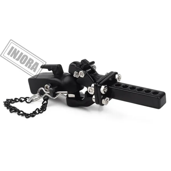 INJORA Metal Trailer Tow Hitch Hook for 1/10 RC Crawler - Image 3