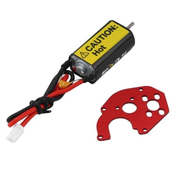 SCX24 MOTOR W/ PINION / MOTOR PLATE