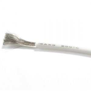 Stranded Wire Hookup Cable 16awg Withe (1M)