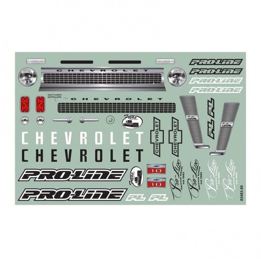 PROLINE 1966 CHEVROLET C-10 CLEAR BODY (CAB+BED) SCX10 313 - Image 7