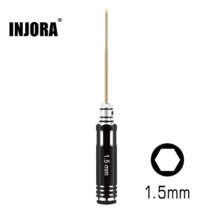 INJORA 1.5mm Hex Screwdriver Tool for Mini RC Crawlers TRX4M SCX24 AX24 FCX24