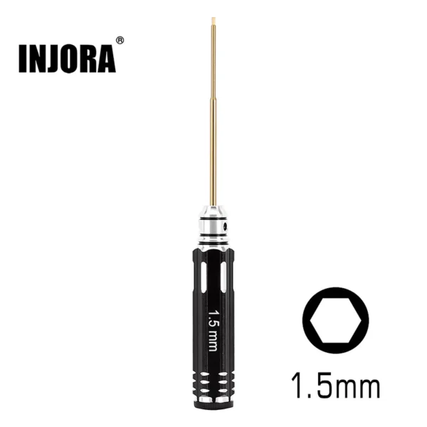 INJORA 1.5mm Hex Screwdriver Tool for Mini RC Crawlers TRX4M SCX24 AX24 FCX24