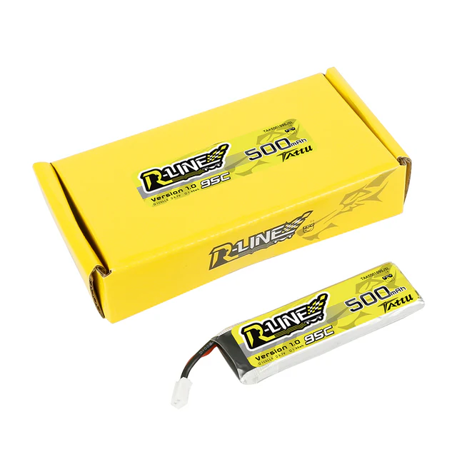 Tattu R-Line 500mAh 3.7V 1S1P 95C Lipo Battery - Image 2