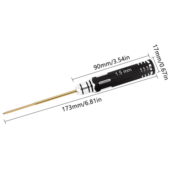 INJORA 1.5mm Hex Screwdriver Tool for Mini RC Crawlers TRX4M SCX24 AX24 FCX24 - Image 6