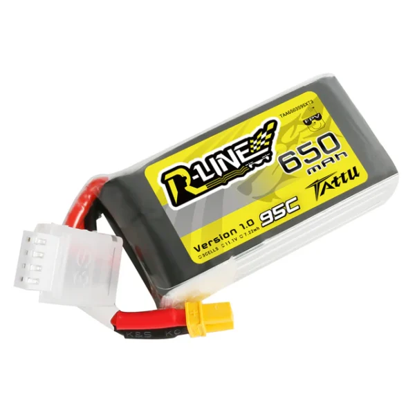 Tattu R-Line 650mAh 11.1V 3S1P 95C Lipo Battery - Image 5