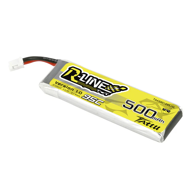 Tattu R-Line 500mAh 3.7V 1S1P 95C Lipo Battery - Image 4