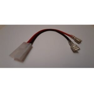 Lead-Acid Battery Connecting 14awg 150mm Lead (Spade "3/16" to Tamiya Female)