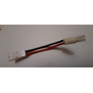 POWER ADAPTER LEAD MINI-TAMIYA PLUG TO TAMIYA SOCKET 14AWG SILICONE WIRE - 1 PC