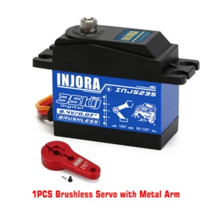 INJORA INJS235 35KG Waterproof Brushless Servo Large Torque Digital Servo (With servo arm)