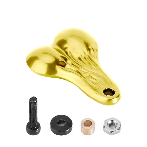 INJORA Metal Dangler Balls Truck Nuts For 1/18 1/24 RC Vehicles (GOLD) - Image 6