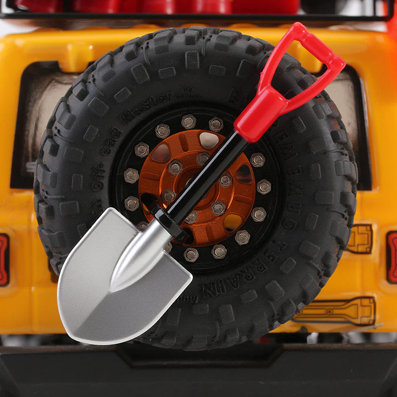 INJORA Mini Plastic Shovel Scale Accessories For 1/24 1/18 RC Crawlers - Image 3