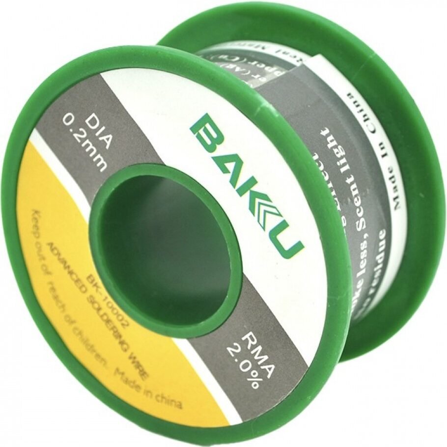 Fio de Solda Baku BK-10002 0,2mm 100g