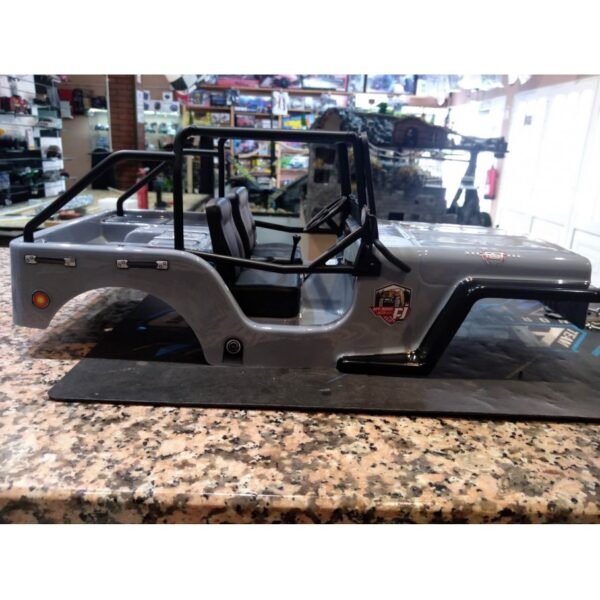 PC BODY SHELL JEEP 4X4 CRAWLER LIGHT GREY RGT86010CJ-LG - Image 3