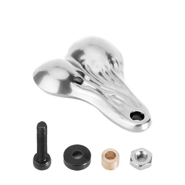 INJORA Metal Dangler Balls Truck Nuts For 1/18 1/24 RC Vehicles (SILVER) - Image 6