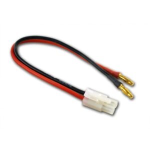CHARGE LEAD - Tamiya - 14AWG SILICONE WIRE - 12CM - 1 PC