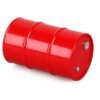 PLASTIC OIL BARREL FOR CRAWLERS -1PC SET Red