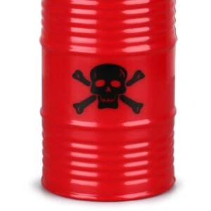 Alternative view of PLASTIC OIL BARREL FOR CRAWLERS -1PC SET Red TTM00411