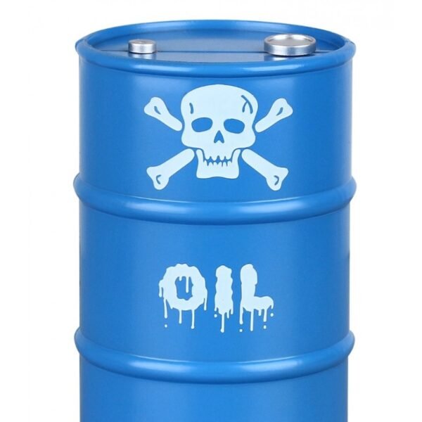 PLASTIC OIL BARREL FOR CRAWLERS -1PC SET Blue