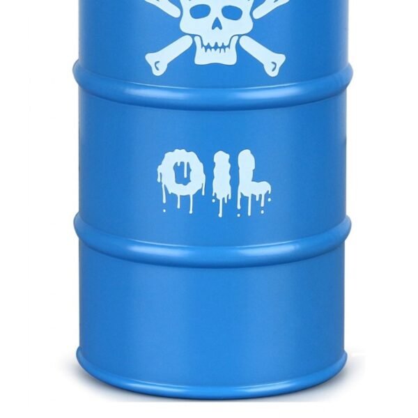 PLASTIC OIL BARREL FOR CRAWLERS -1PC SET Blue - Image 2