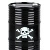 PLASTIC OIL BARREL FOR CRAWLERS -1PC SET Black