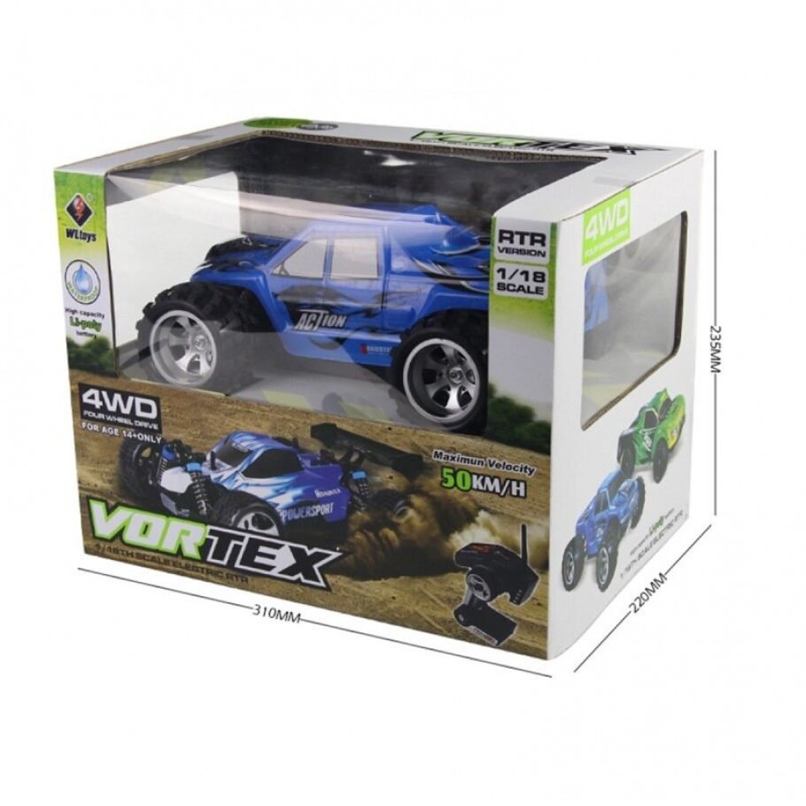 1/18 2.4GHZ 4WD RC CAR OFF-ROAD MONSTER RTR - A979 - Image 4