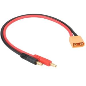 CHARGE LEAD - XT-90 - 12AWG SILICONE WIRE - 15CM - 1 PC