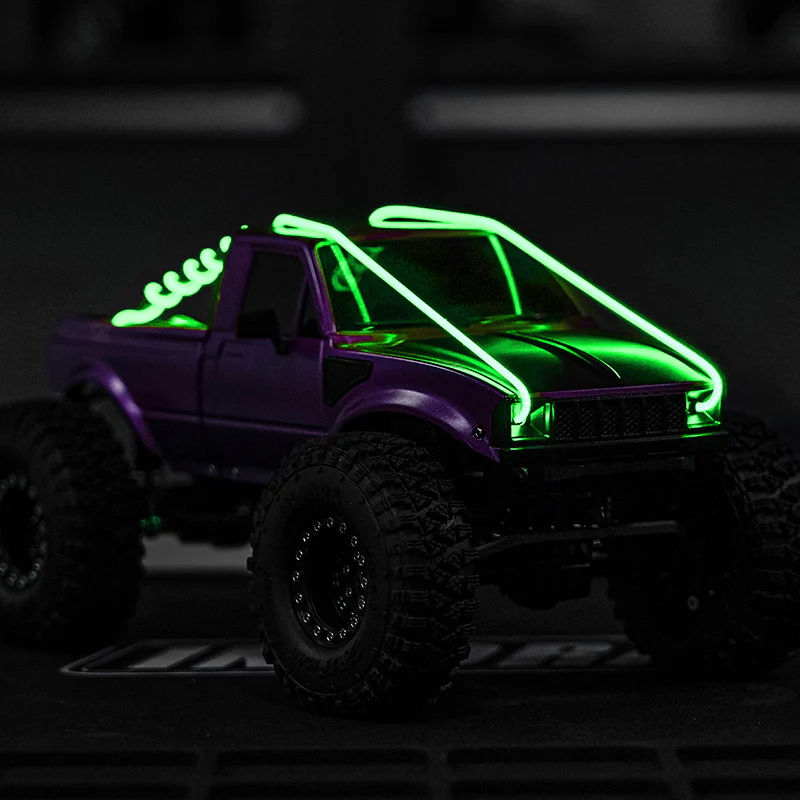 INJORA Flexible Cuttable LED Strip Lights for RC Cars (Green) - Image 3