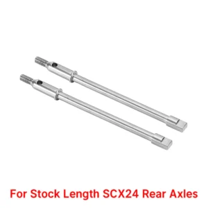 INJORA Steel Dogbone Shafts for INJORA SCX24 Axles (Rear shafts for Stock Axles)