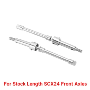 INJORA Steel Dogbone Shafts for INJORA SCX24 Axles (Front shafts for Stock Axles)