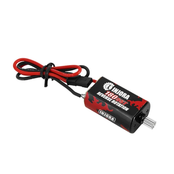 INJORA 180 Brushed 55T Red Motor With Steel Pinion For 1/18 TRX4M (INM11-55T) - Image 4