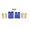 EC8 CONNECTOR, MALE + FEMALE